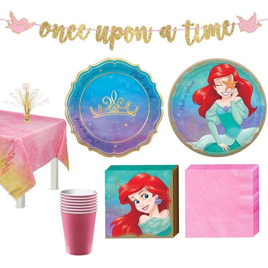 Disney Princess Ariel Tableware Kit for 8 Guests